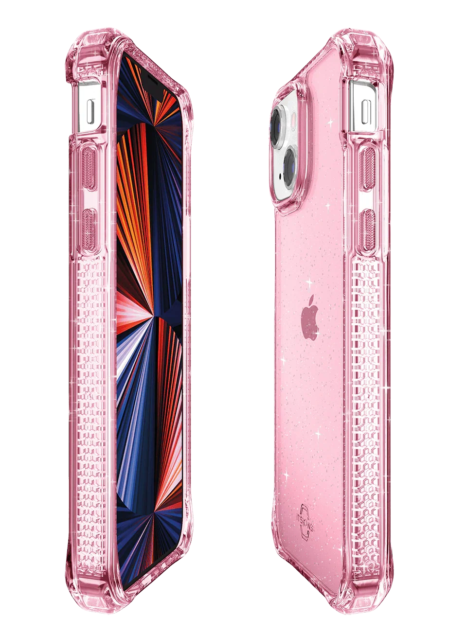Itskins Hybrid Spark iPhone 13 Pro Cover - Pink - Tashqila Itskins Hybrid Spark iPhone 13 Pro Cover - Pink - Tashqila